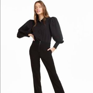 Danielle Bernstein Puff Sleeve Body Suit